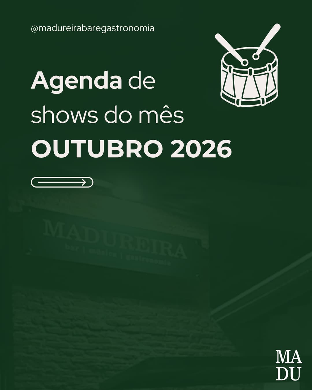 Flyer de Pagode Santo Dia