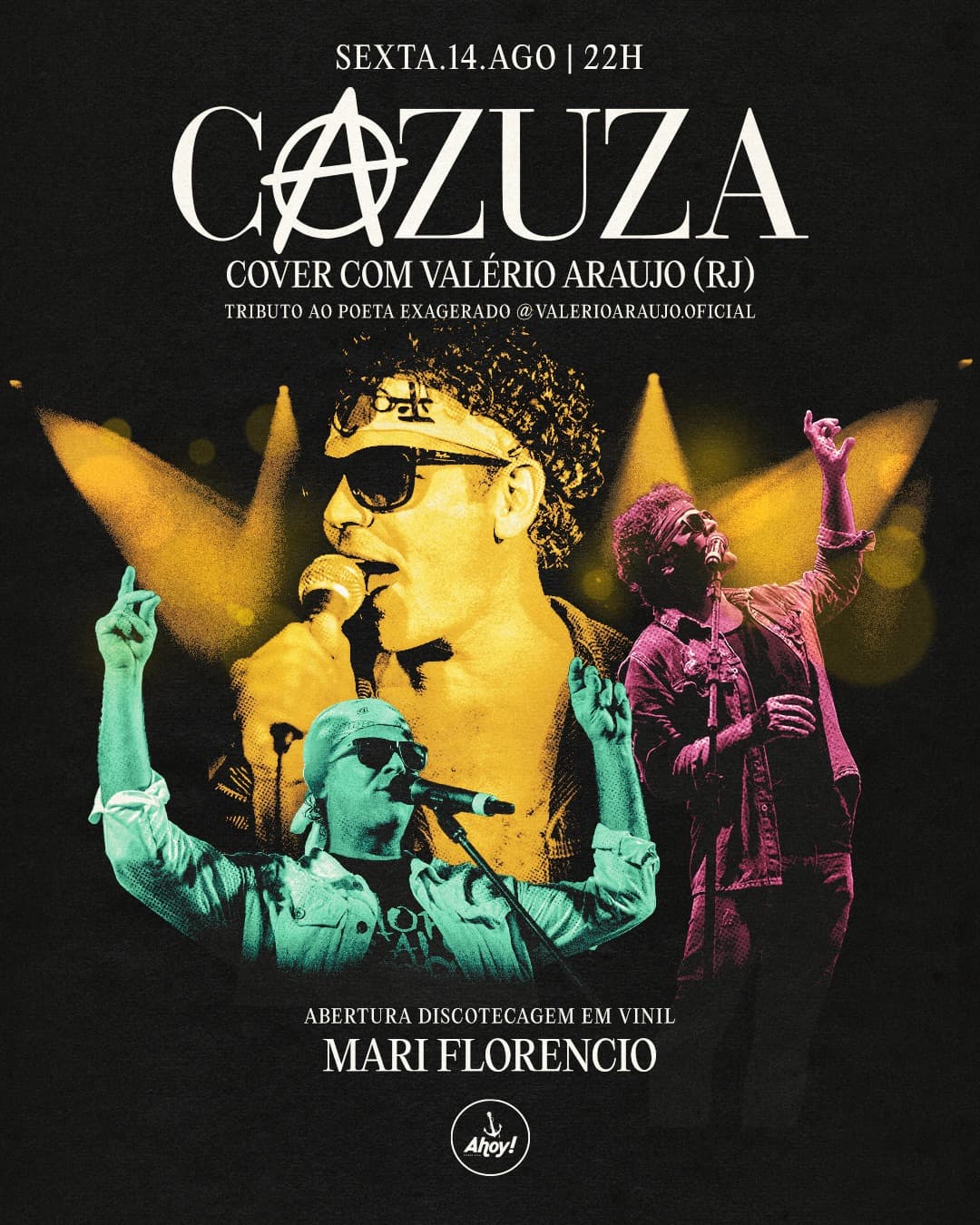 Flyer de Valério Araújo