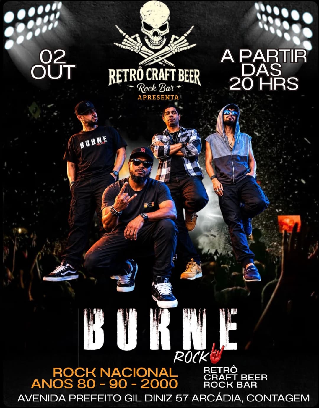 Flyer de Bornerock e BORNE