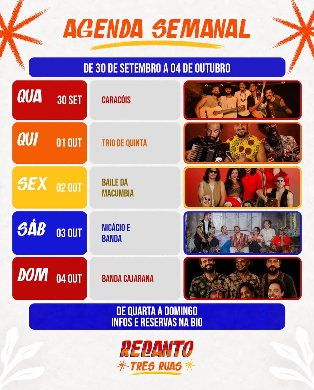 Flyer de Caracóis