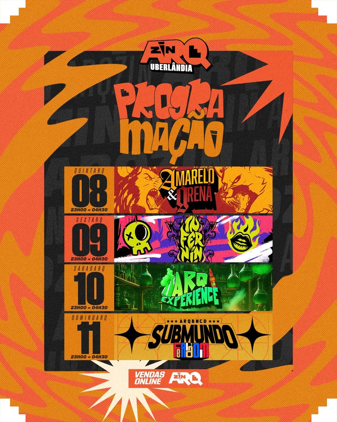 Flyer de Gabriel Cunha e Guxxta