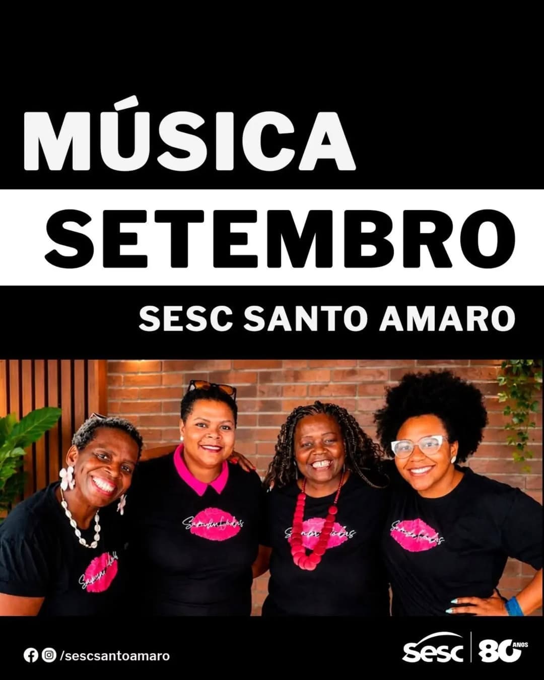 Flyer de Comunidade Samba Delas
