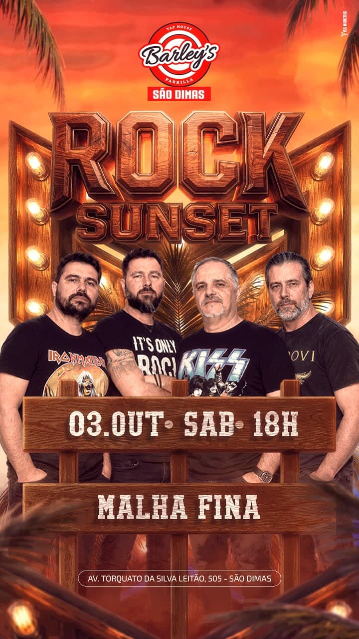 Flyer de Banda Malha Fina