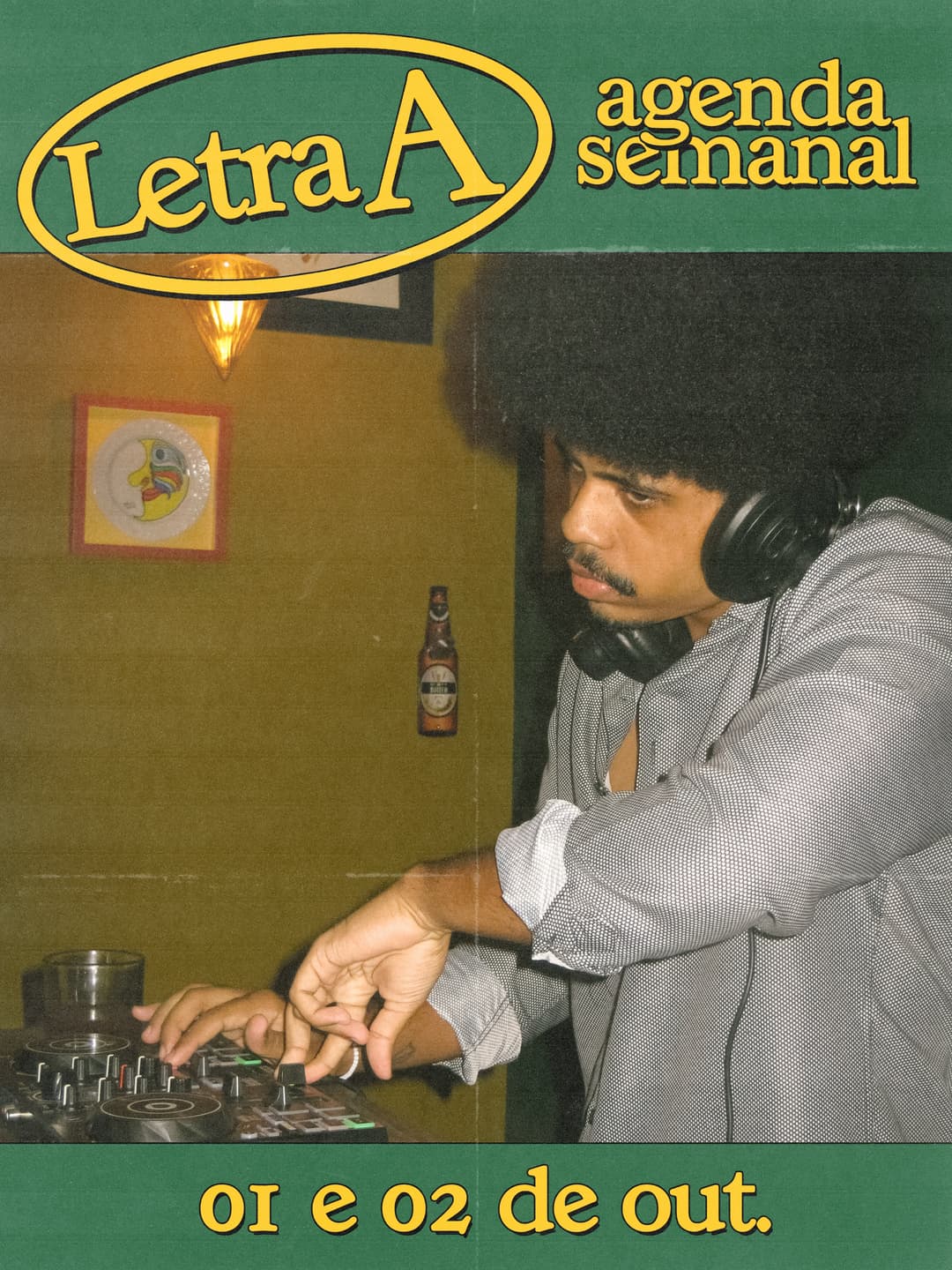 Flyer de House com Funk