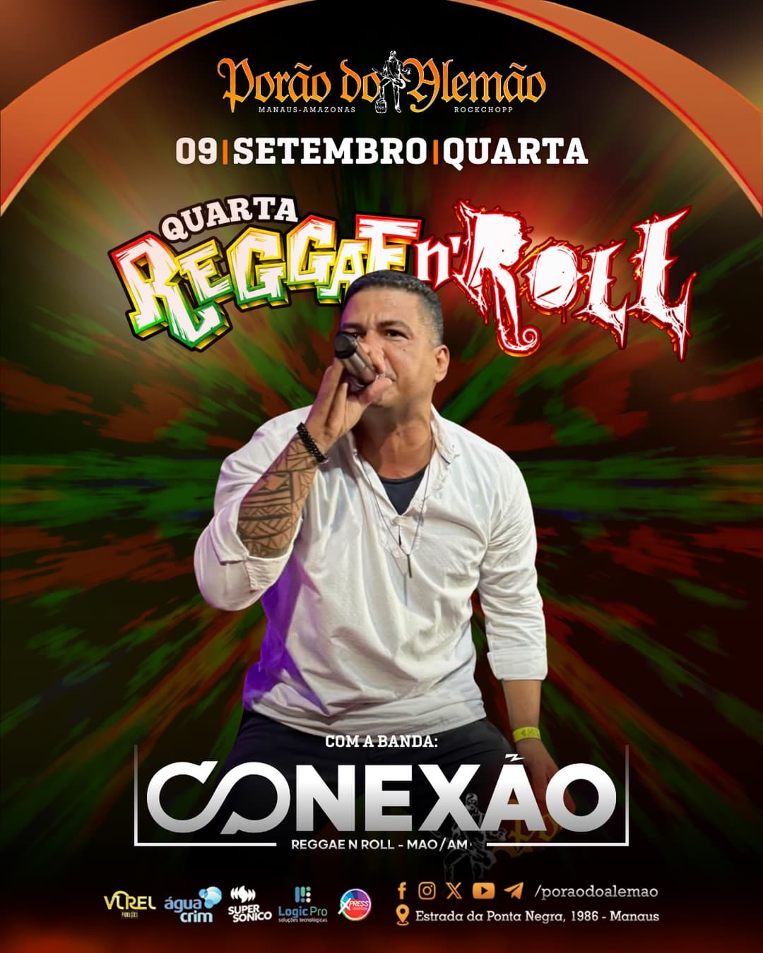 Flyer de Banda Conexao