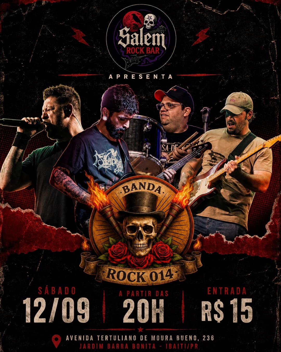 Flyer de Banda Rock 014