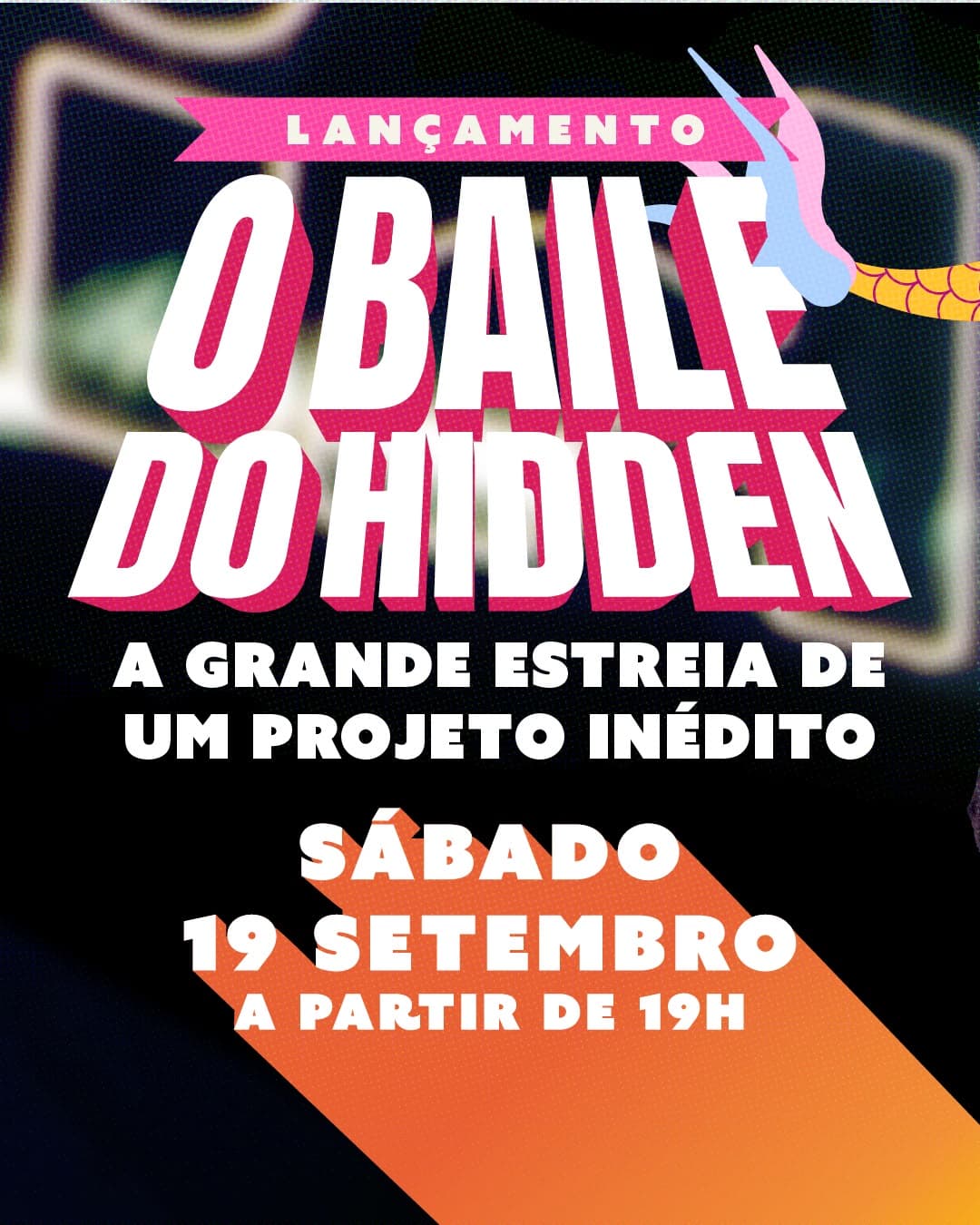 Flyer de Meolly, Cavanha, Diogo Villar e Tiago Abravanel