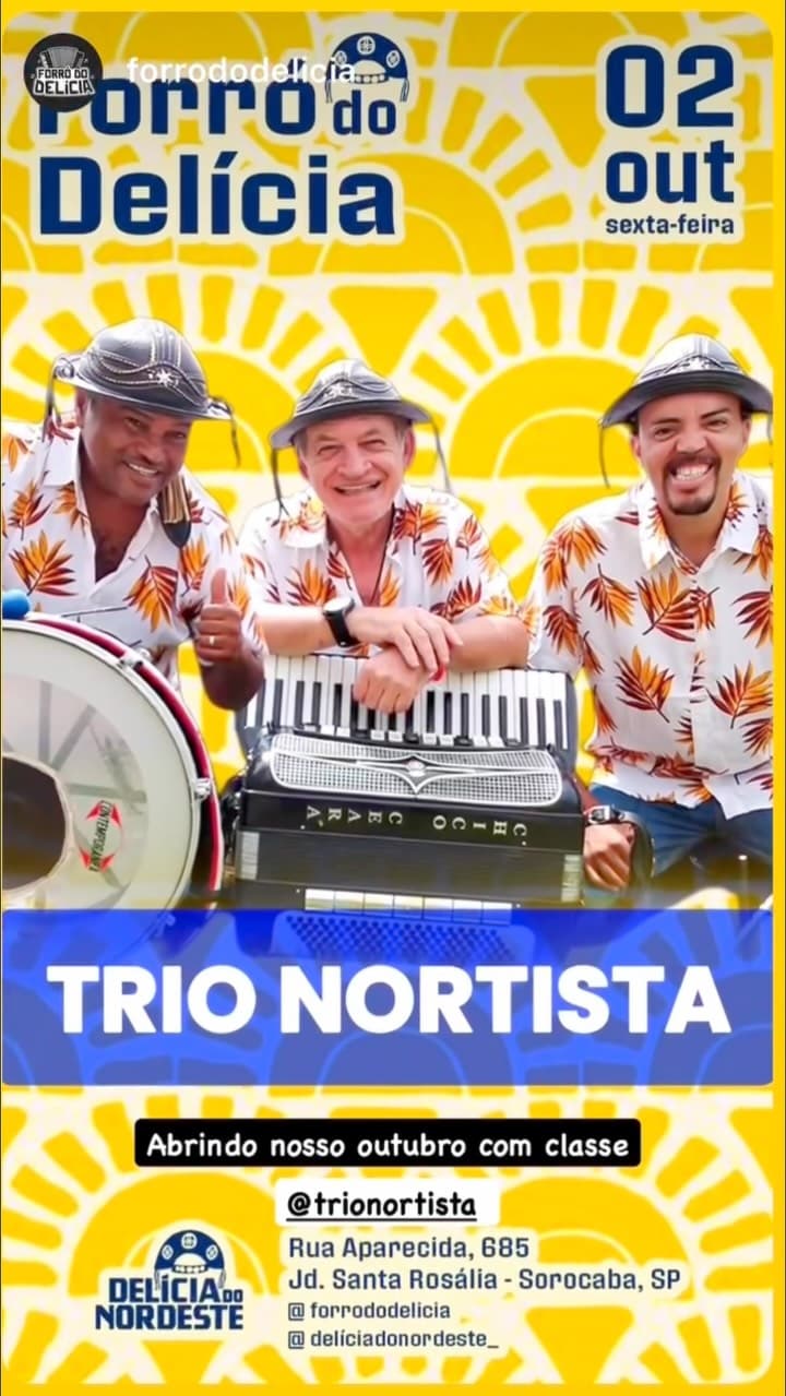 Flyer de Trio Nortista