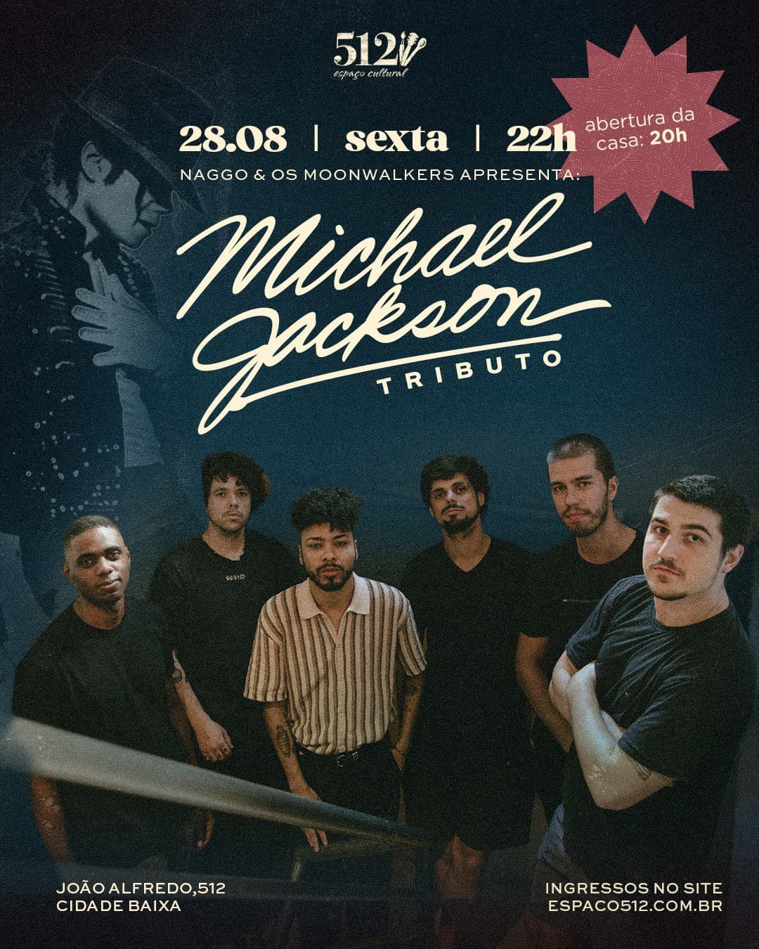 Flyer de Naggo & os Moonwalkers