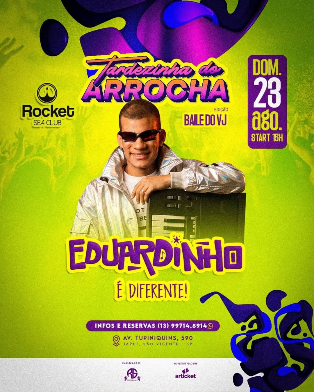 Flyer de Eduardinho É Diferente