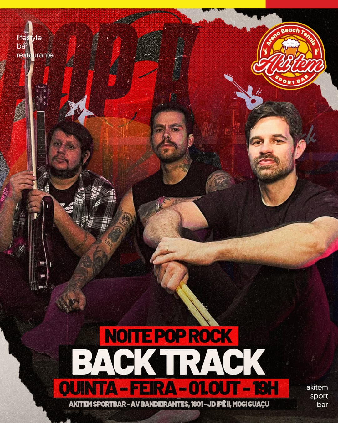 Flyer de Back Track