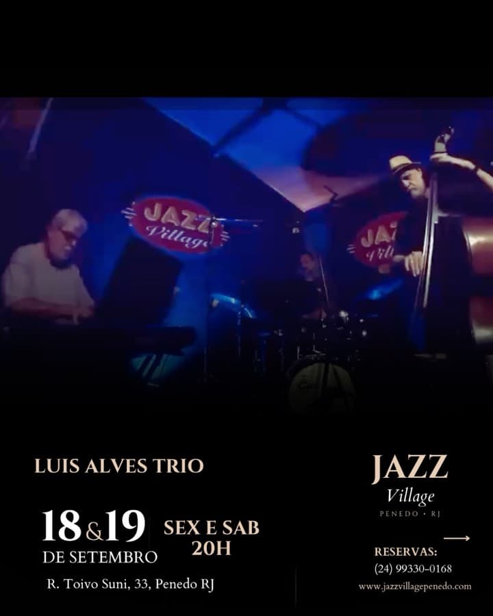 Flyer de Luiz Alves, Toca Delamare e Júlio Diniz