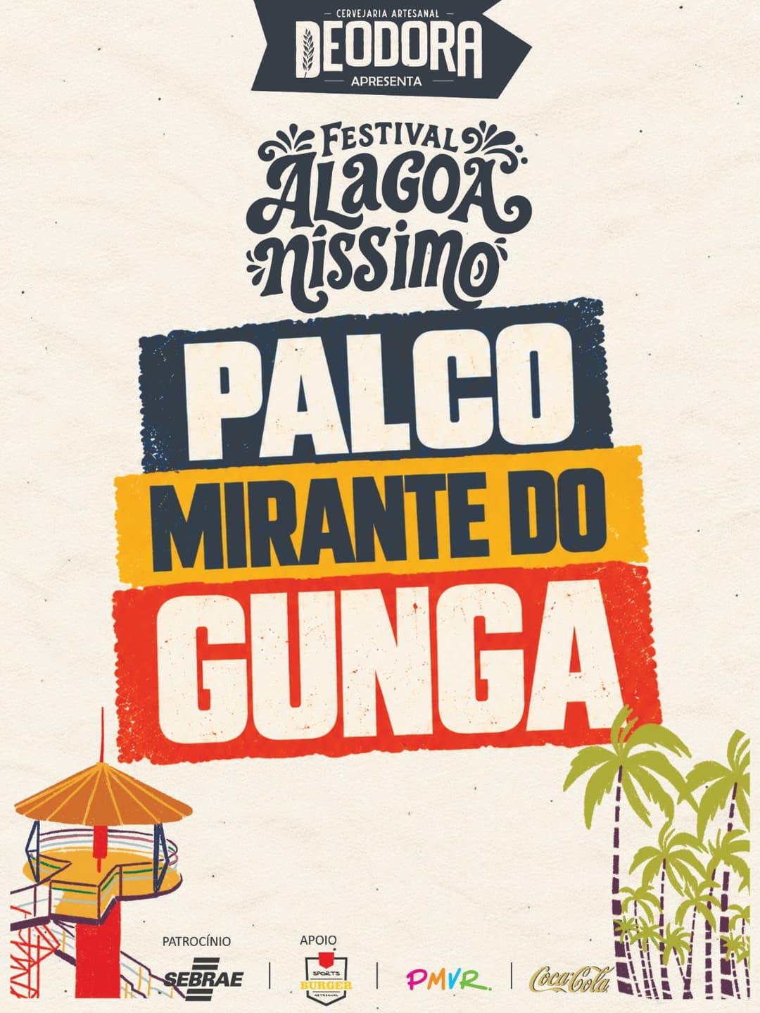 Flyer de Larine, Fidellis e Mel Nascimento