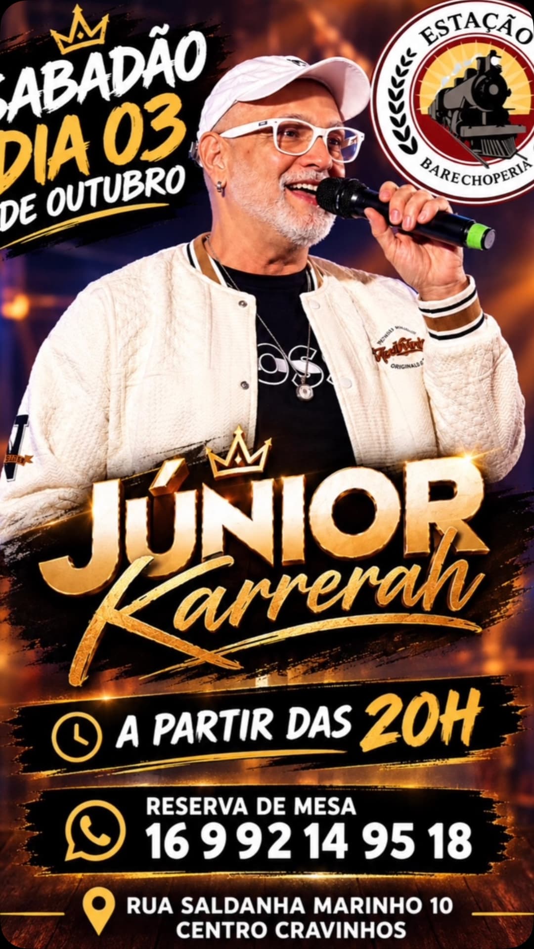 Flyer de Júnior Karrerah
