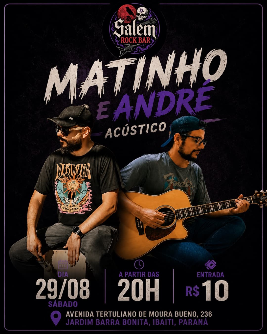 Flyer de Matinho & André