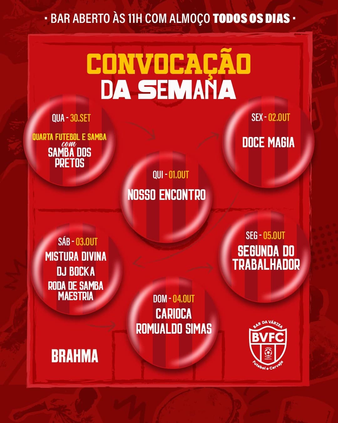 Flyer de Vladi RJ e Romualdo Simas