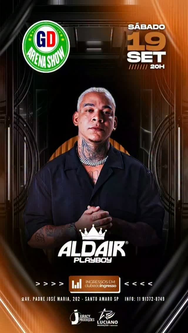 Flyer de Aldair Playboy