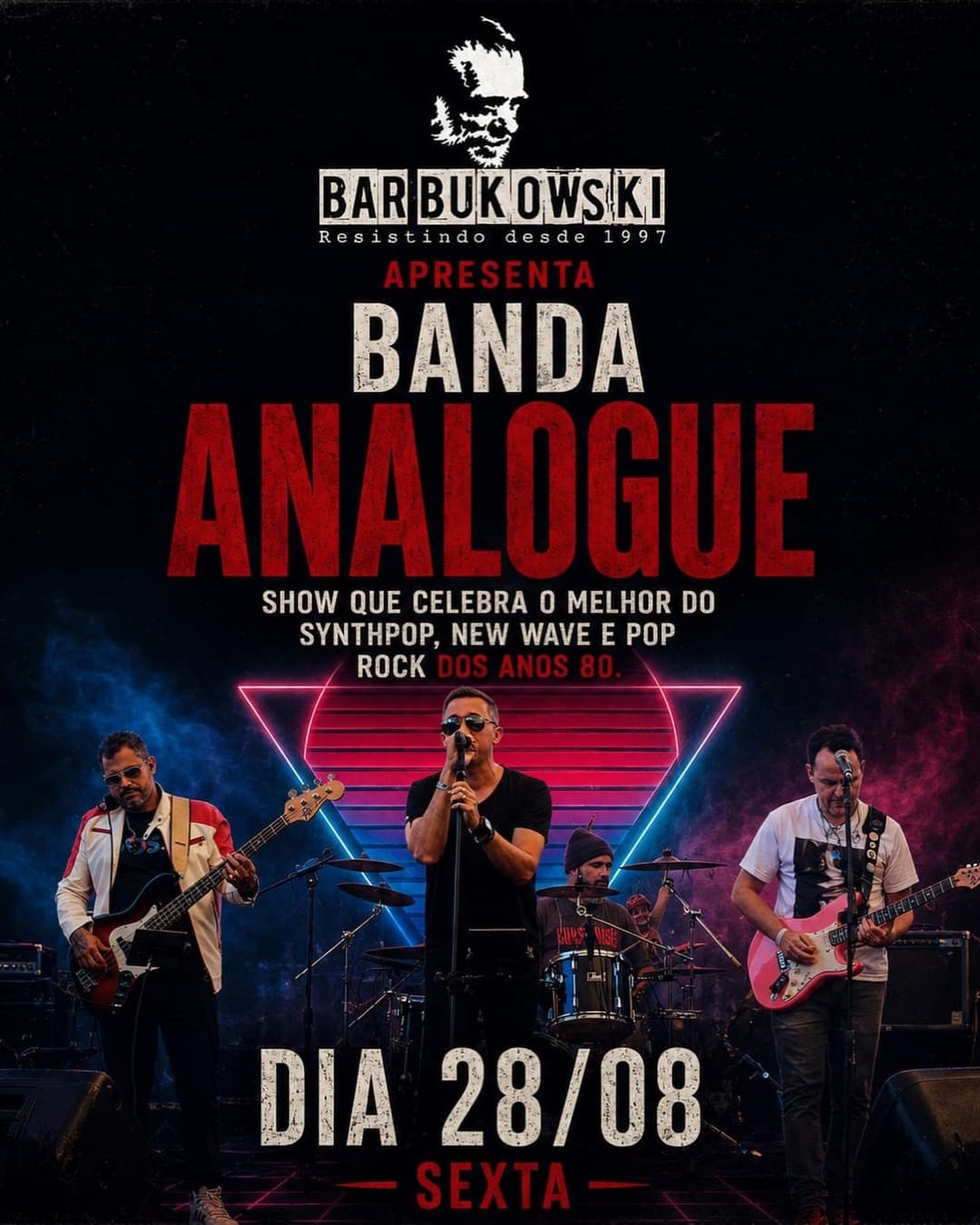 Flyer de Analogue e Carreta Animação