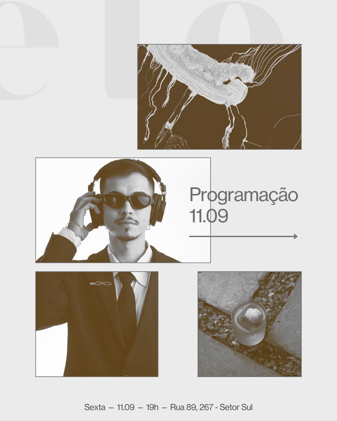 Flyer de Doug C, Daniel Mira e Elo