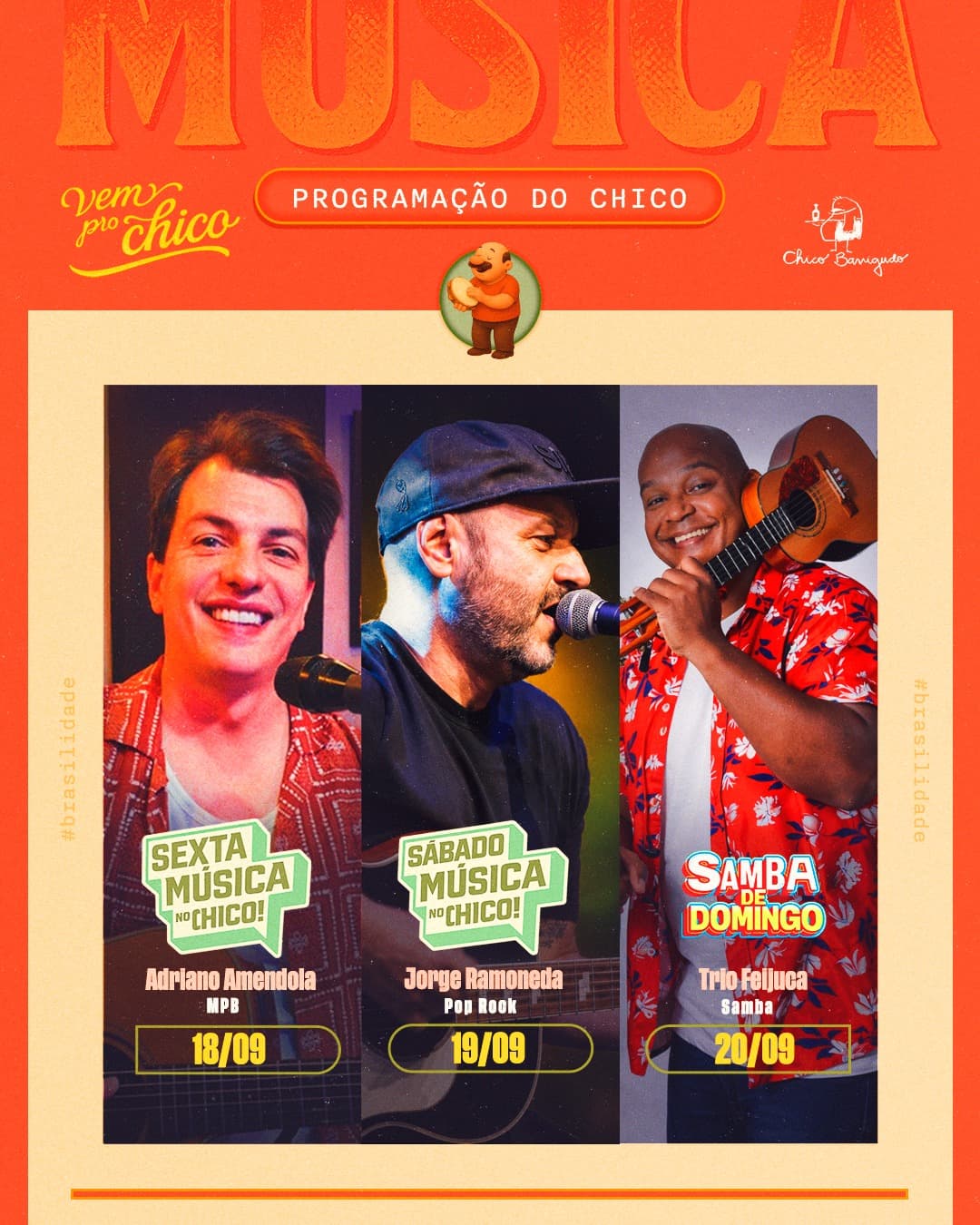 Flyer de Trio Feijuca
