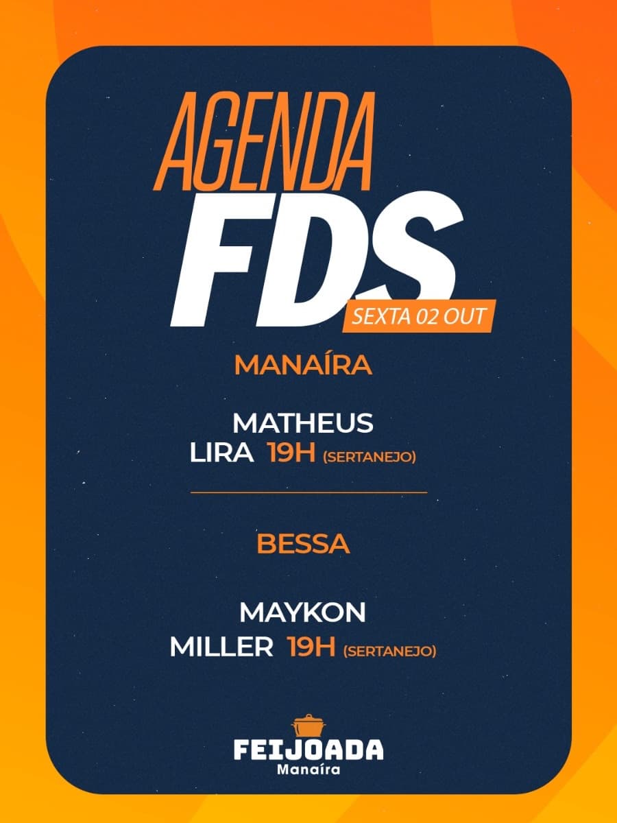Flyer de Matheus Lira e Maykon Miller