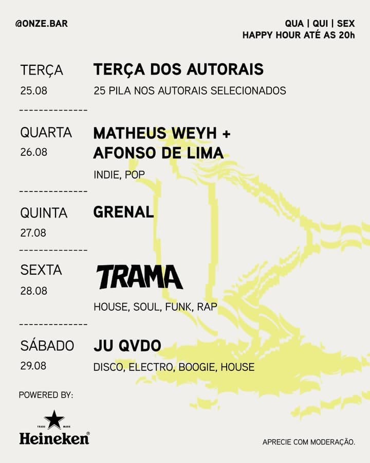 Flyer de tramabr_, djlucasmatos_ e dj_pompermayer