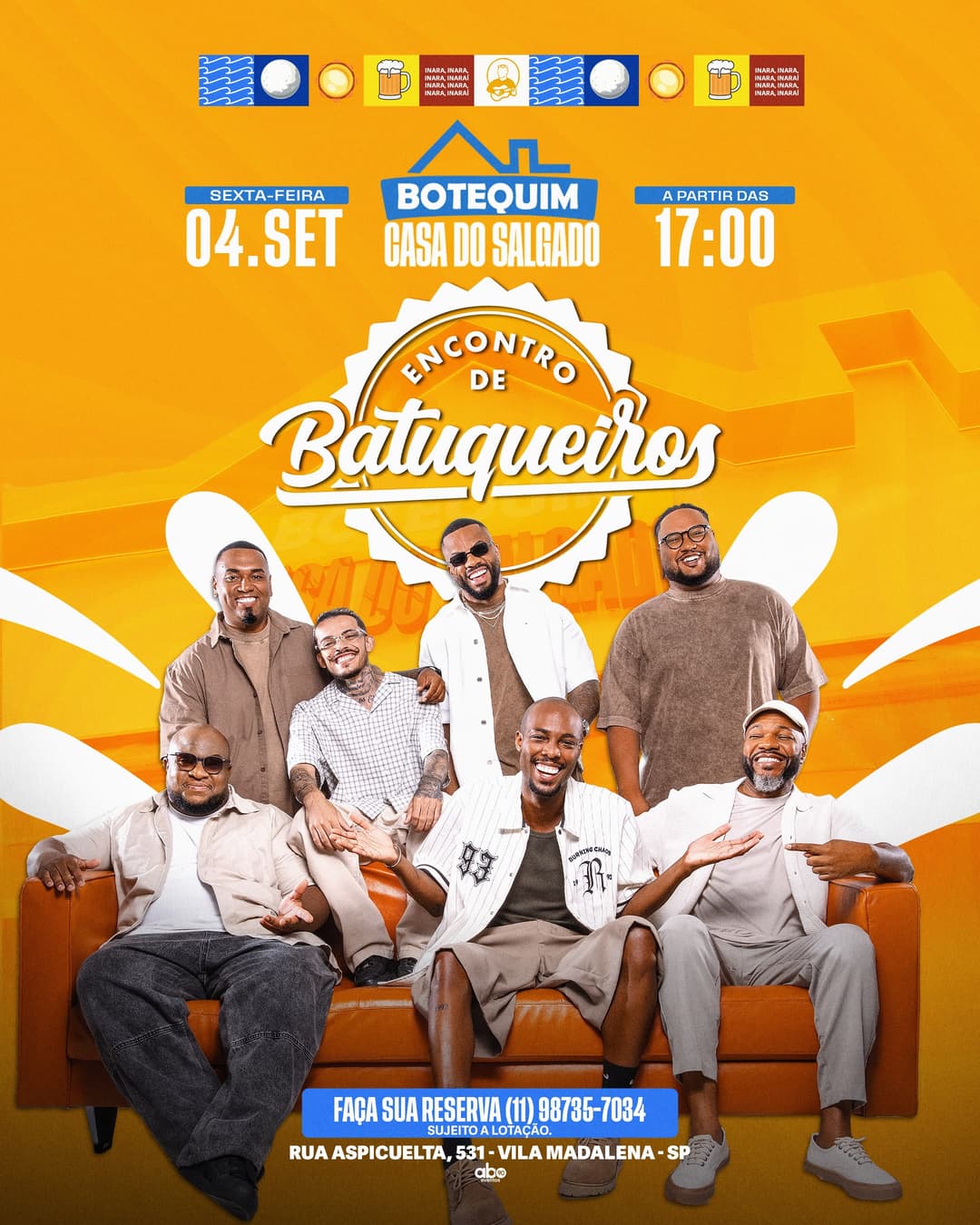 Flyer de Salgadinho