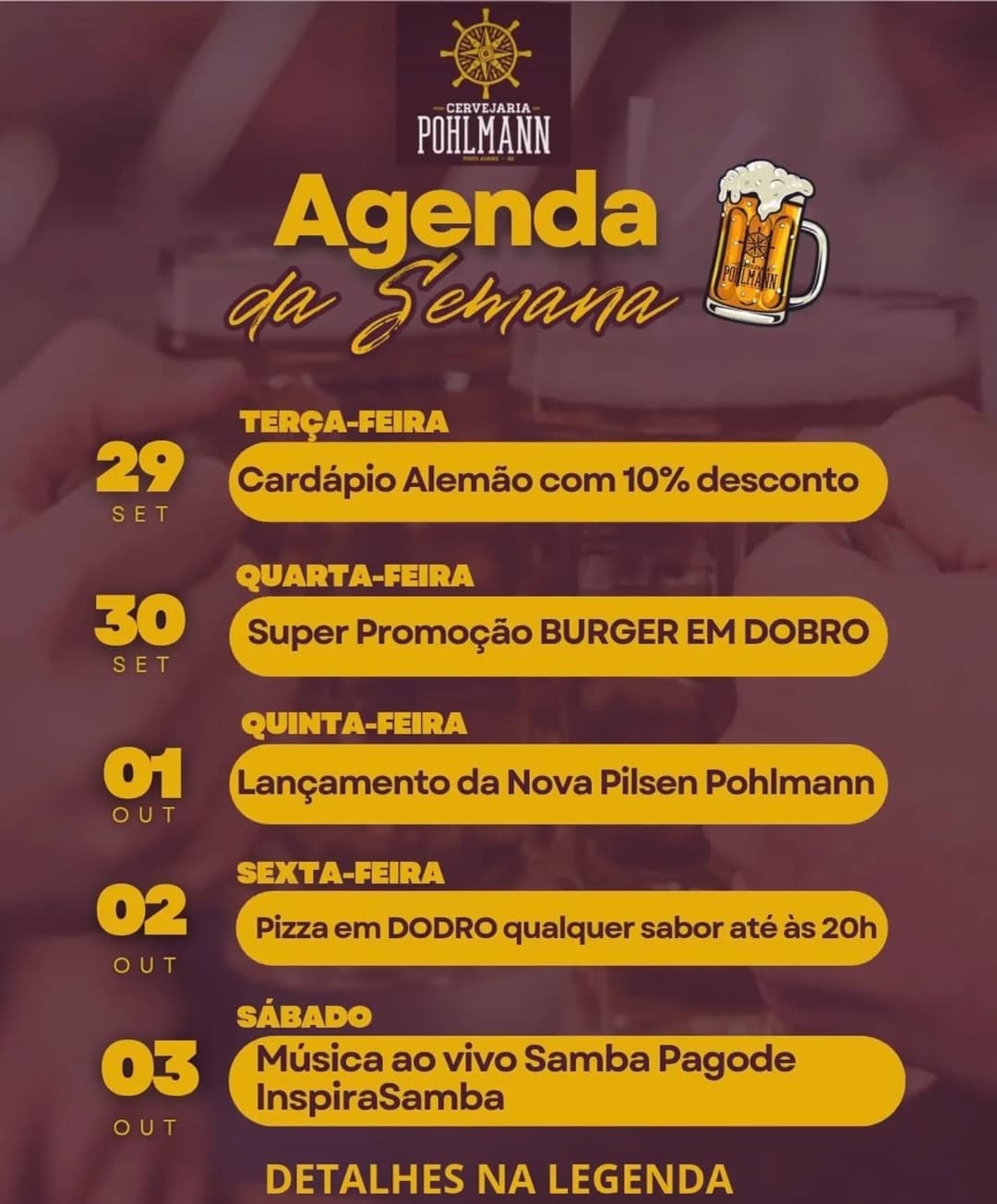 Flyer de Inspira Samba