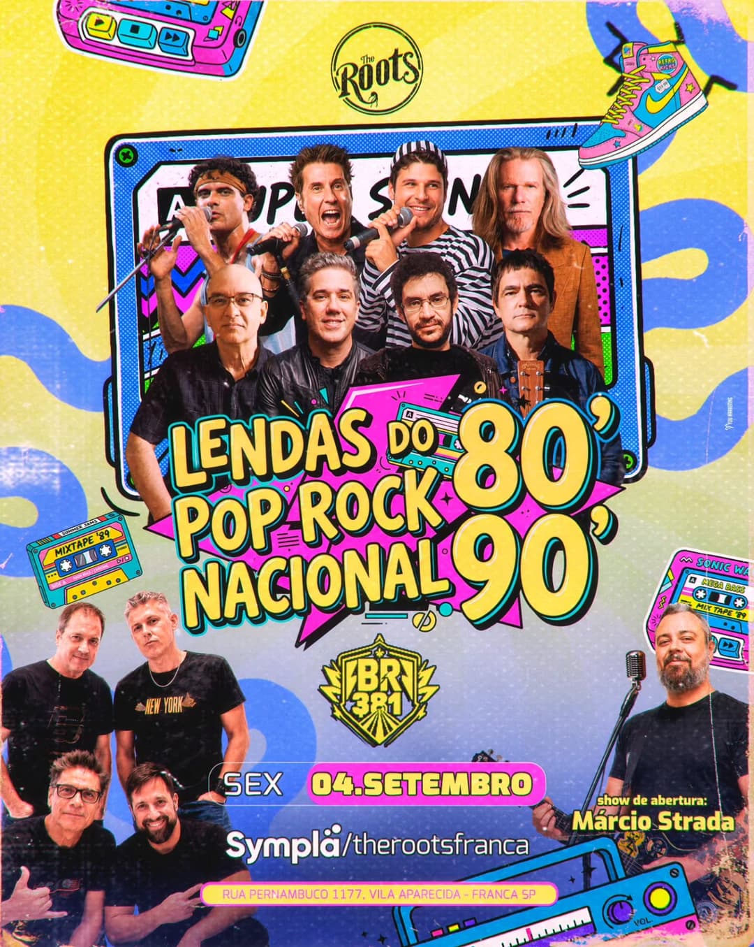 Flyer de Márcio Strada e BR381