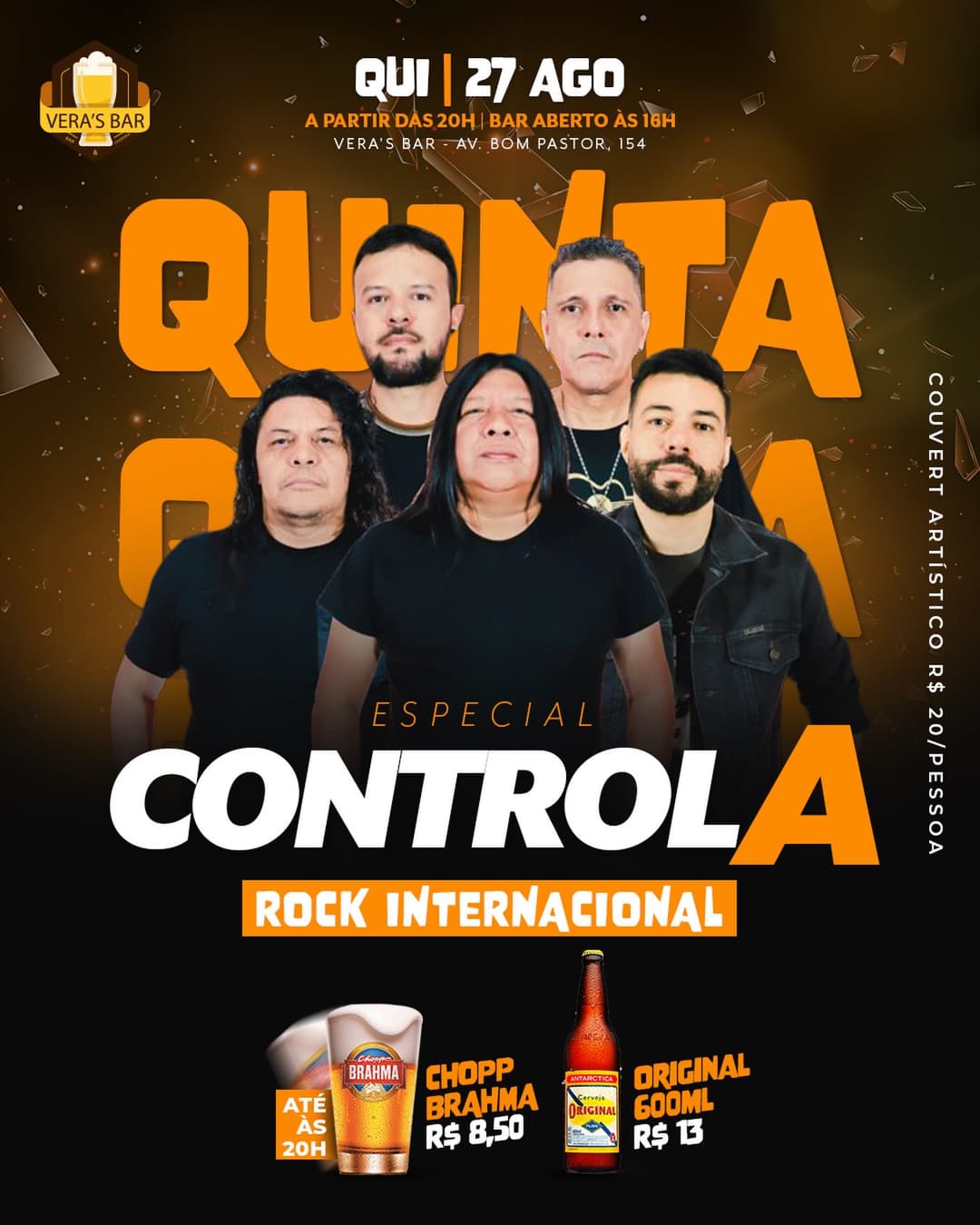 Flyer de Banda Control A