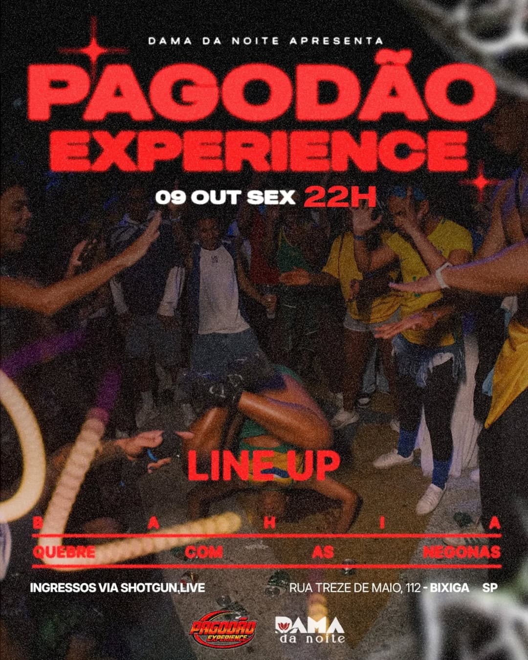 Flyer de Bahia e Quebre com as Negonas