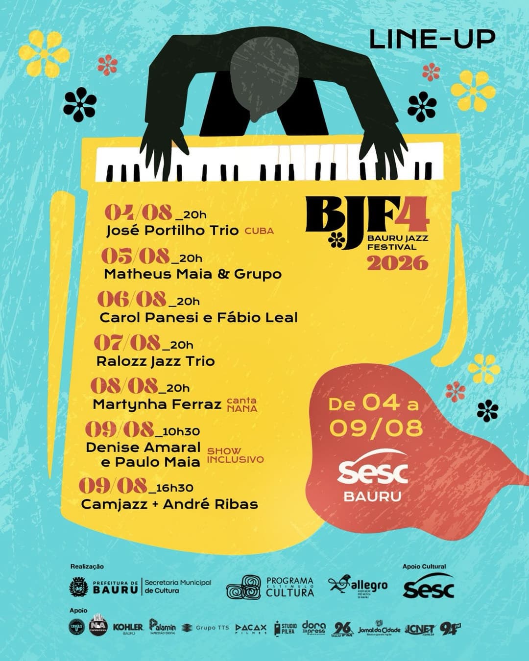 Flyer de André Ribas e CamJazz