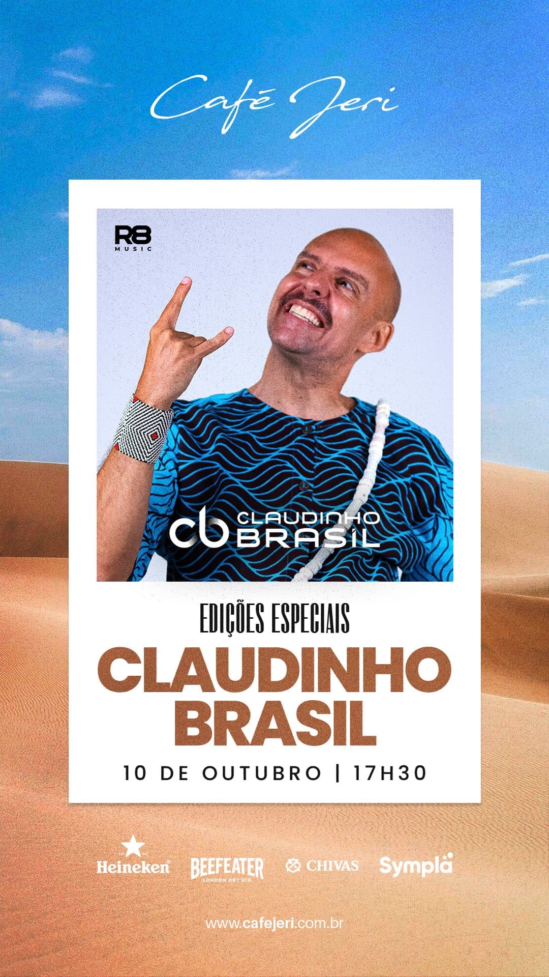 Flyer de Claudinho Brasil