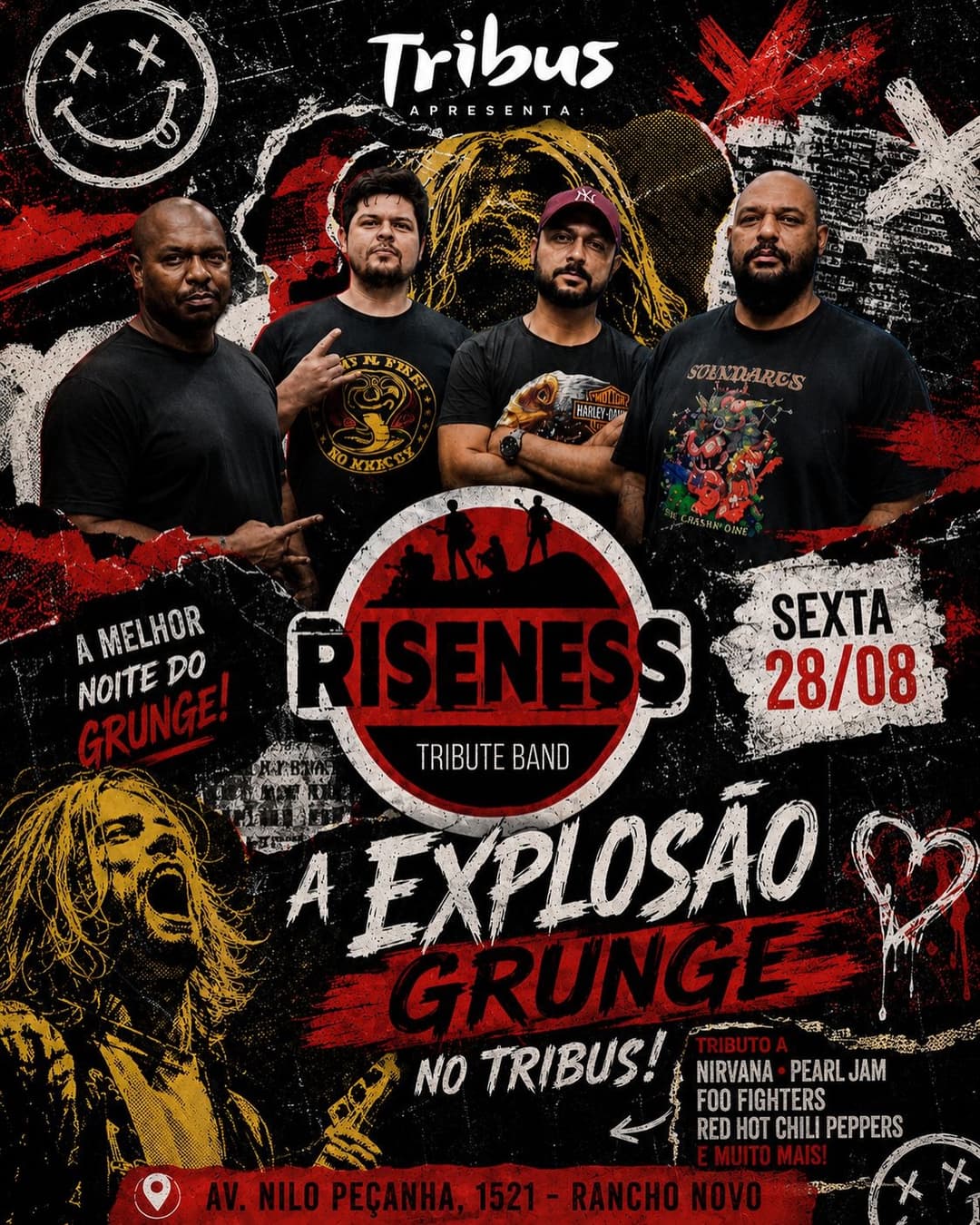 Flyer de Riseness Tribute Band