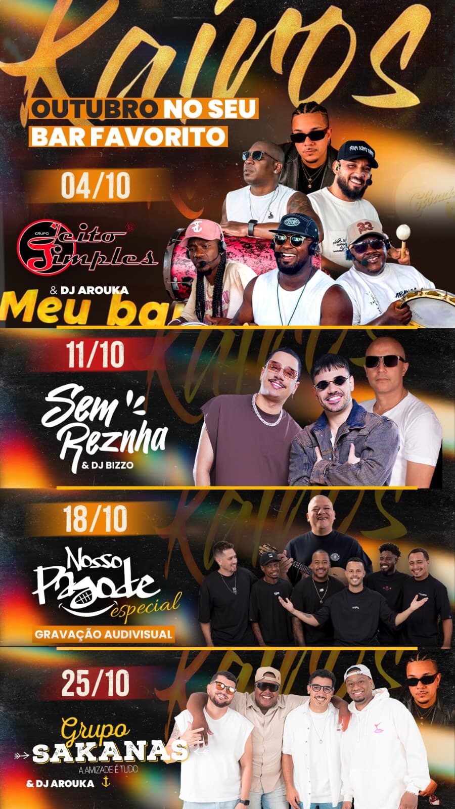 Flyer de Nosso Pagode