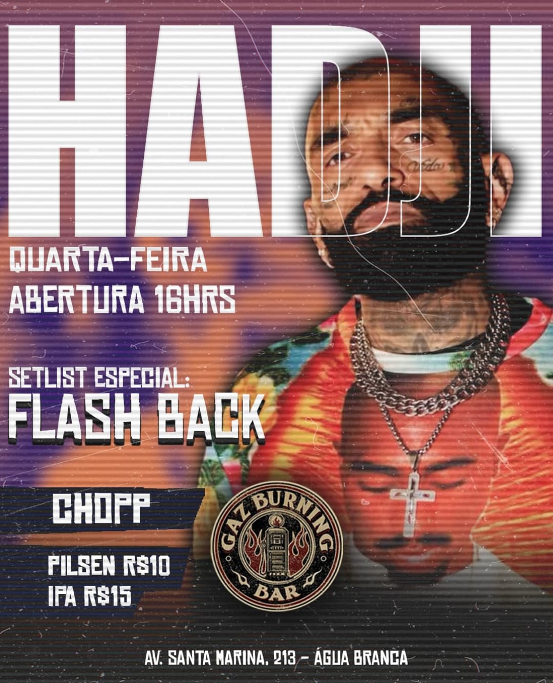 Flyer de DJ Hadji