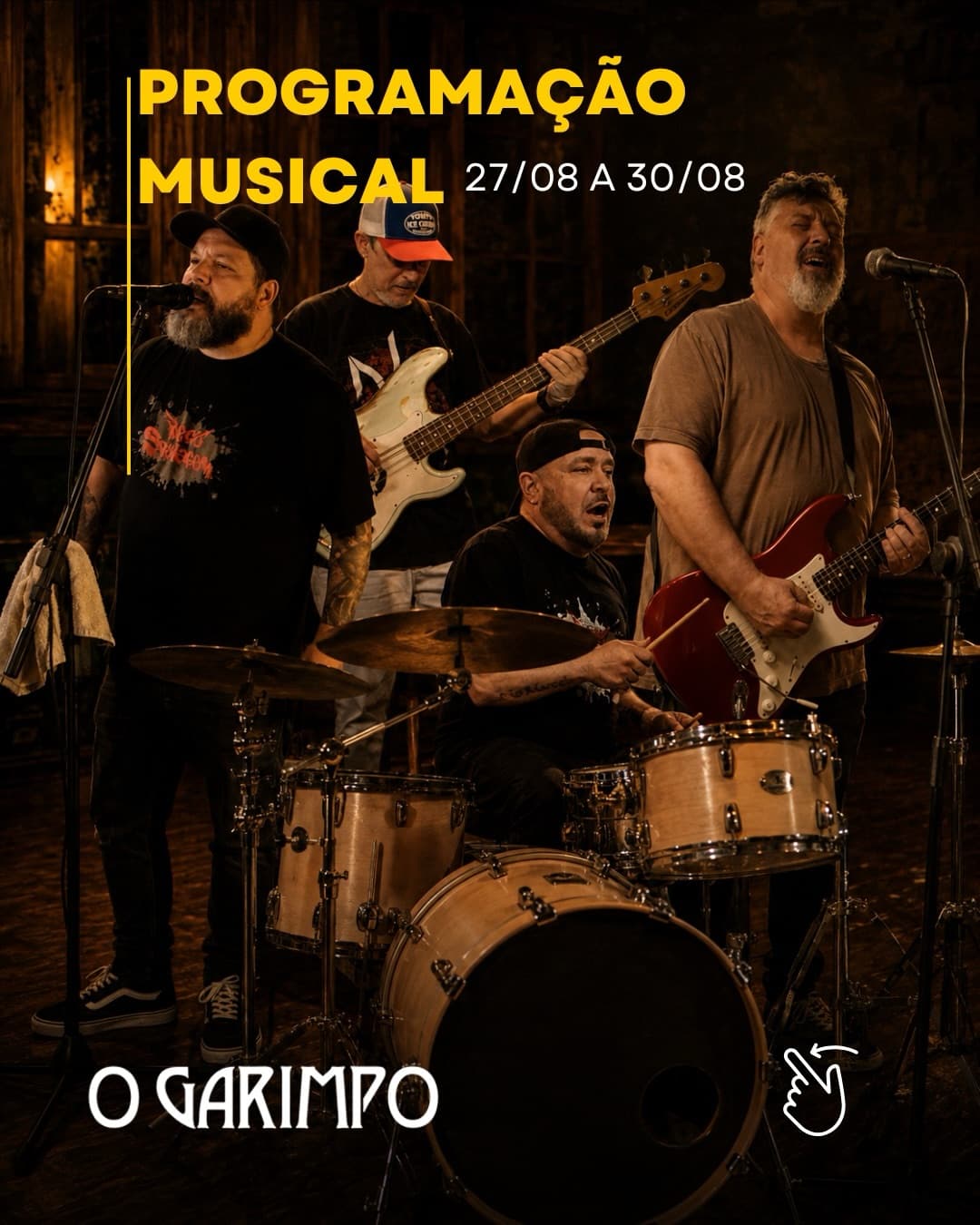 Flyer de Junior Bachini