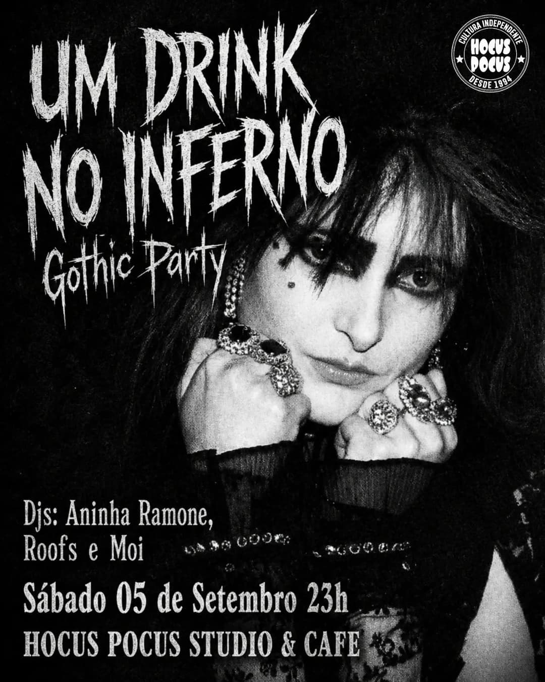 Flyer de Aninha Ramone, ROOFFS e MOI