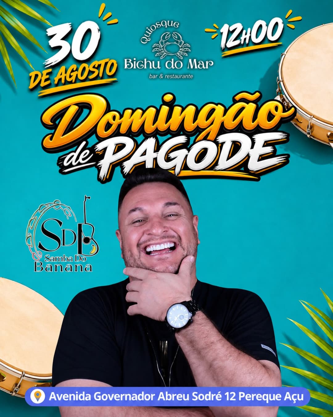 Flyer de Samba do Banana