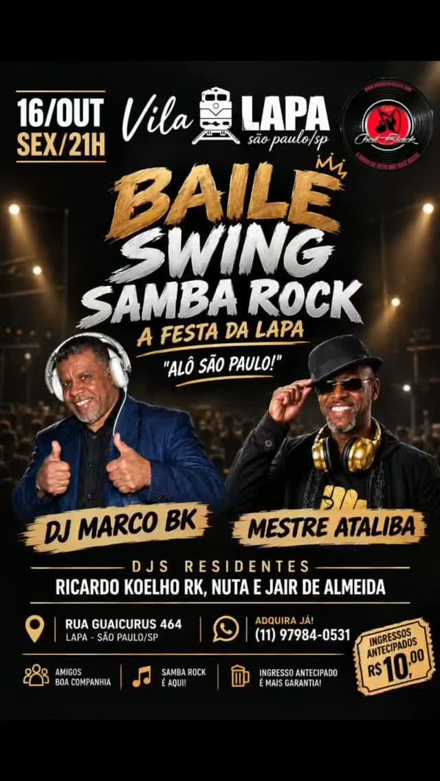 Flyer de Ricardo Koelho, DJ Marco BK e mais 4 artistas