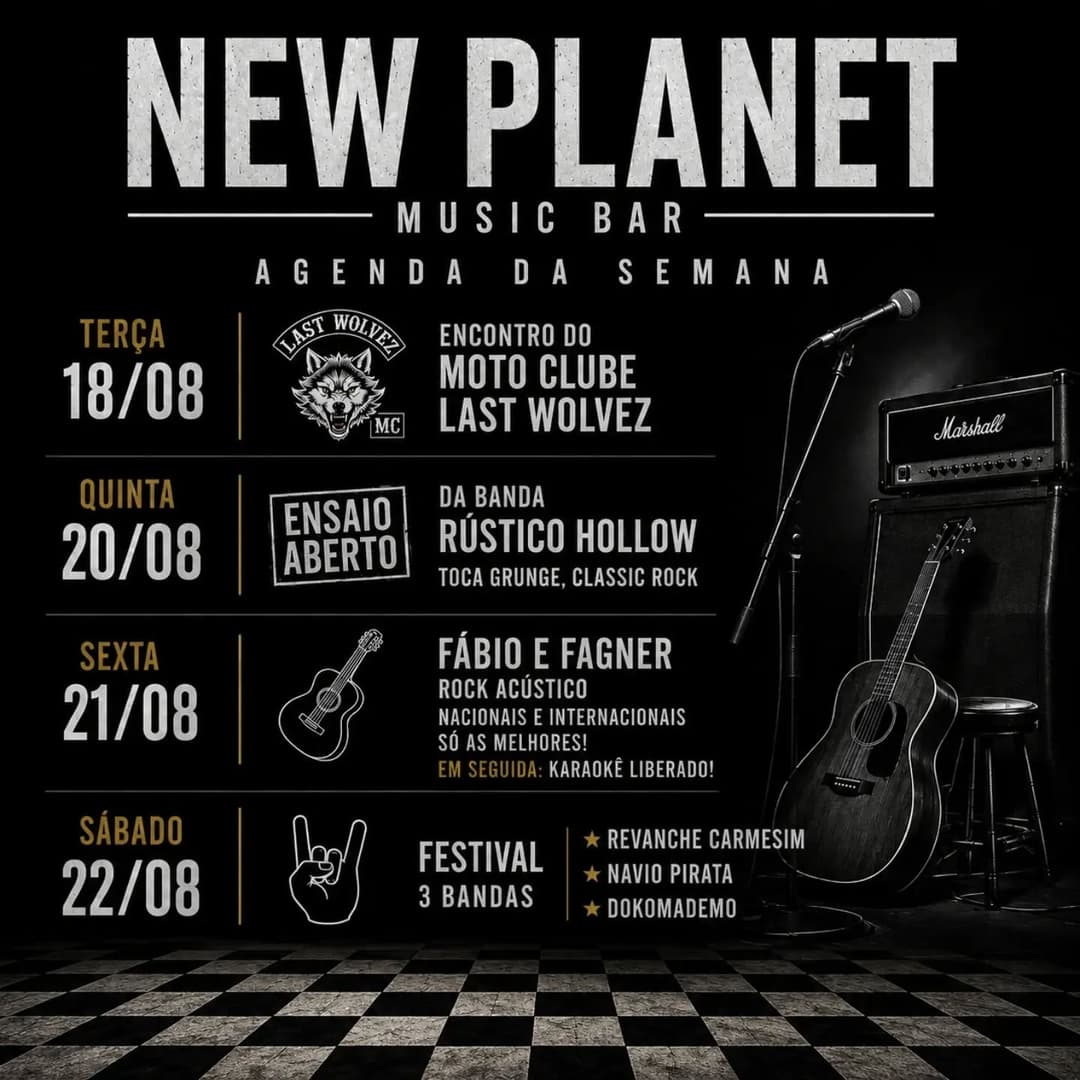 Flyer de Fábio e Fagner