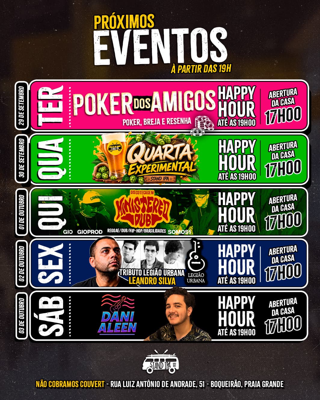 Flyer de Dani Aleen