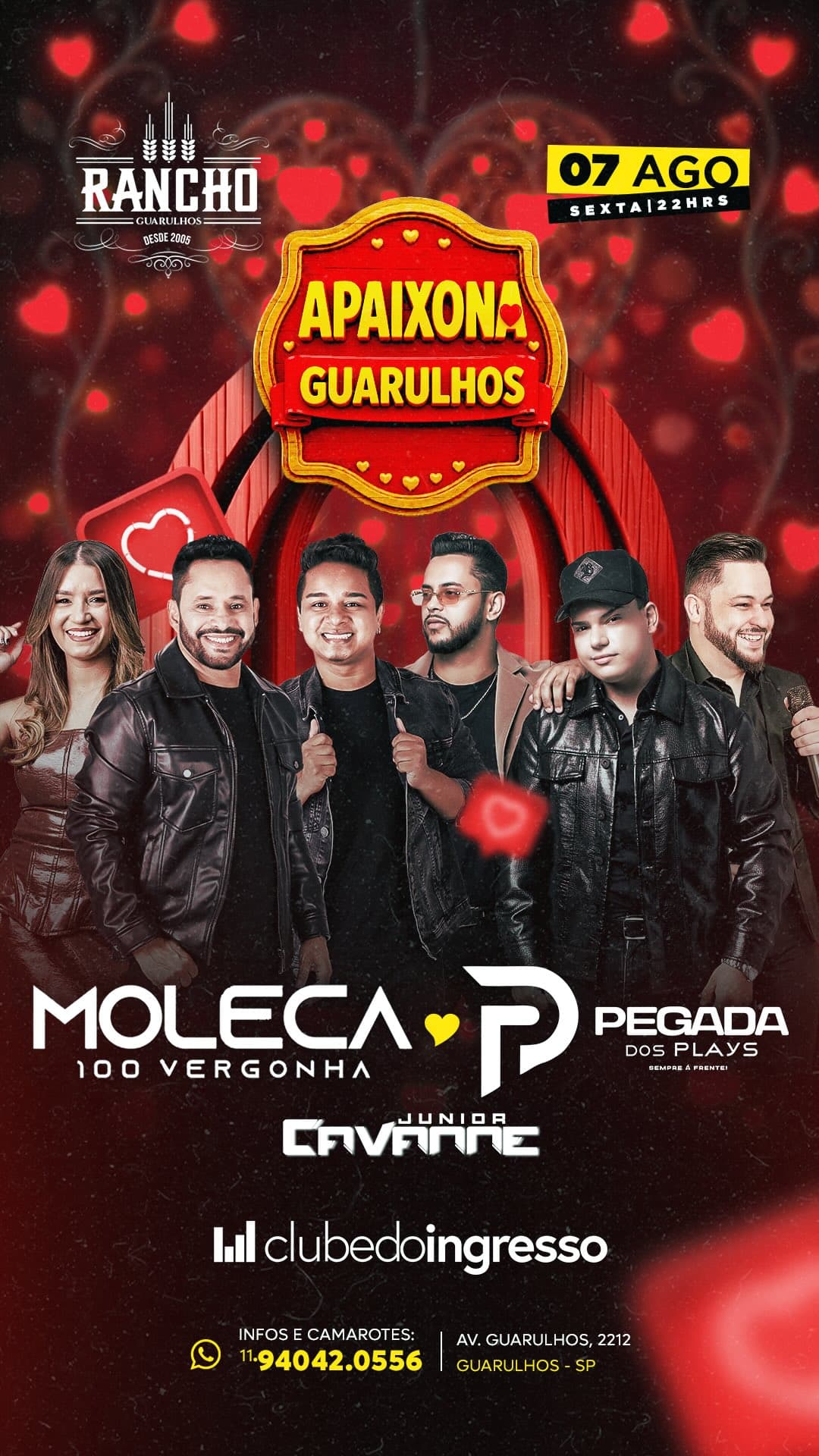 Flyer de Pegada dos Plays