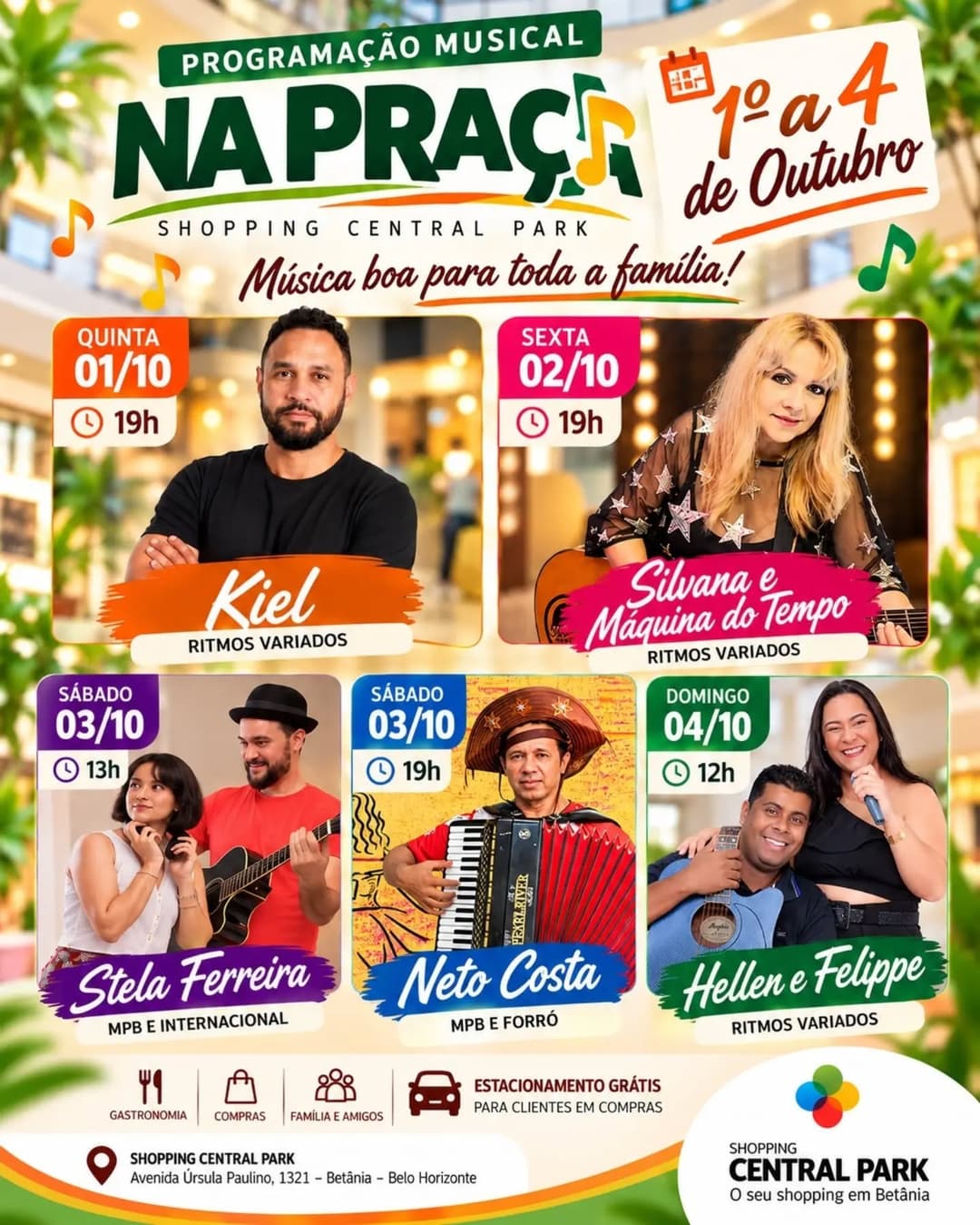 Flyer de Hellen e Felippe