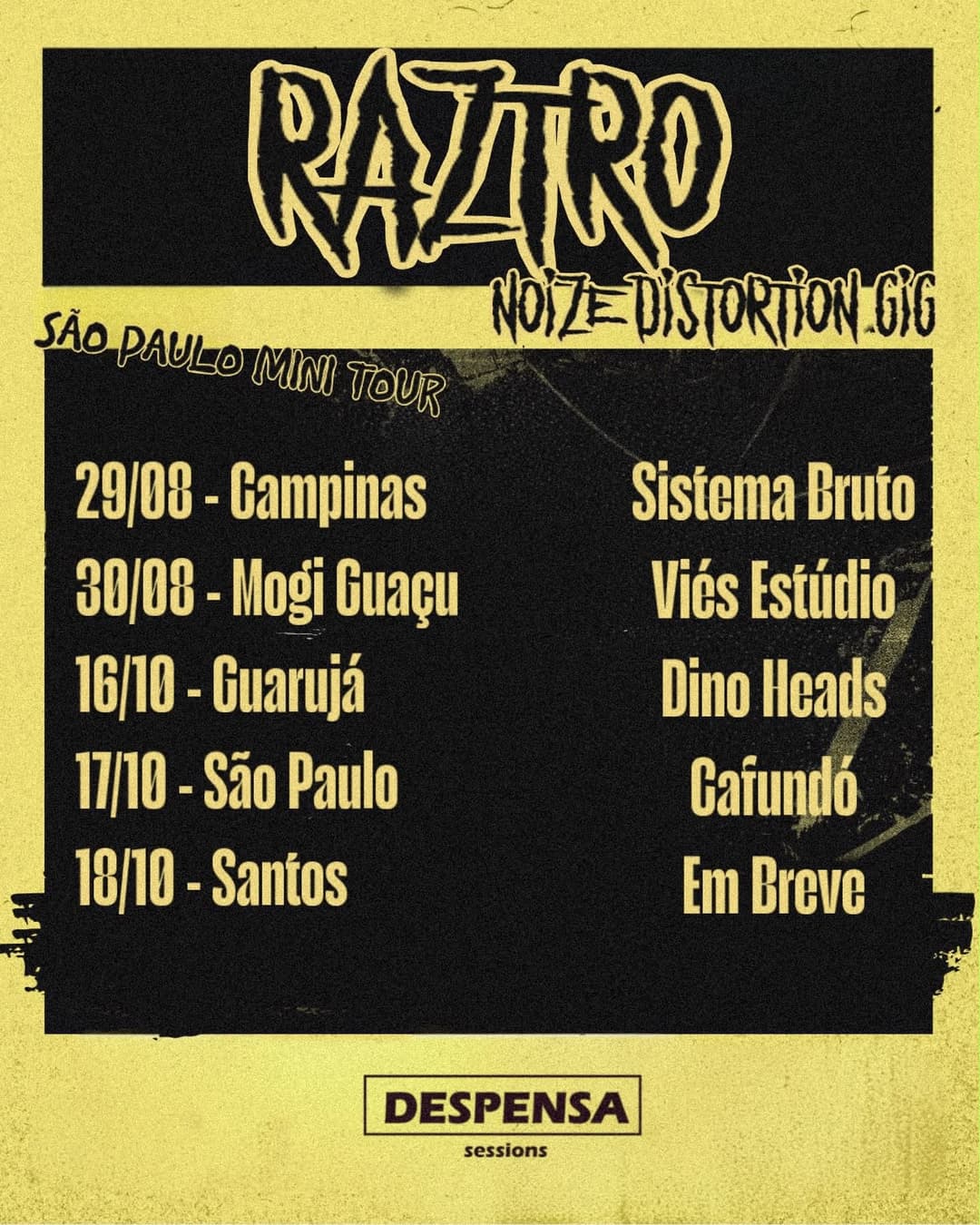 Flyer de Raztro