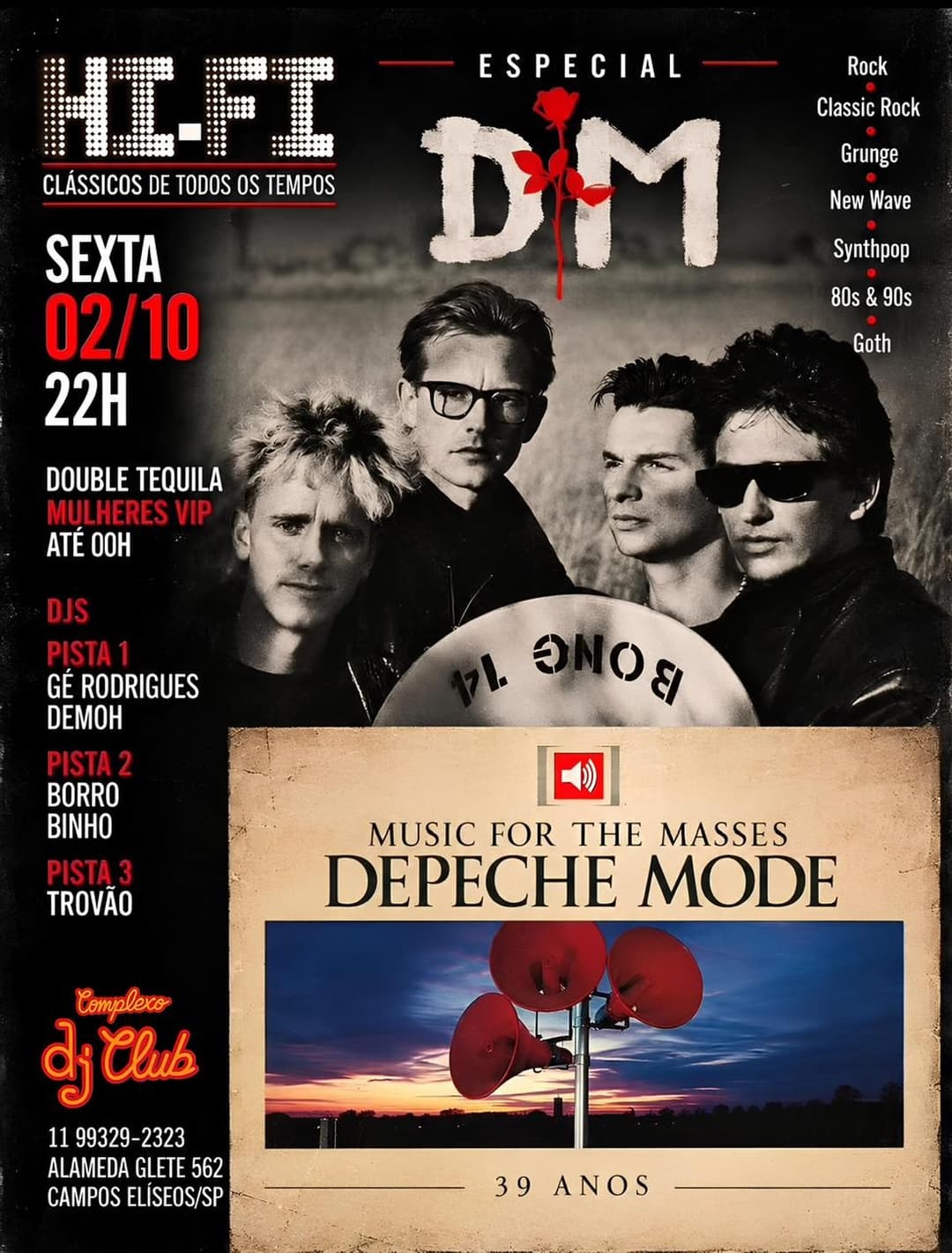 Flyer de Trovão, Gé Rodrigues e Borro