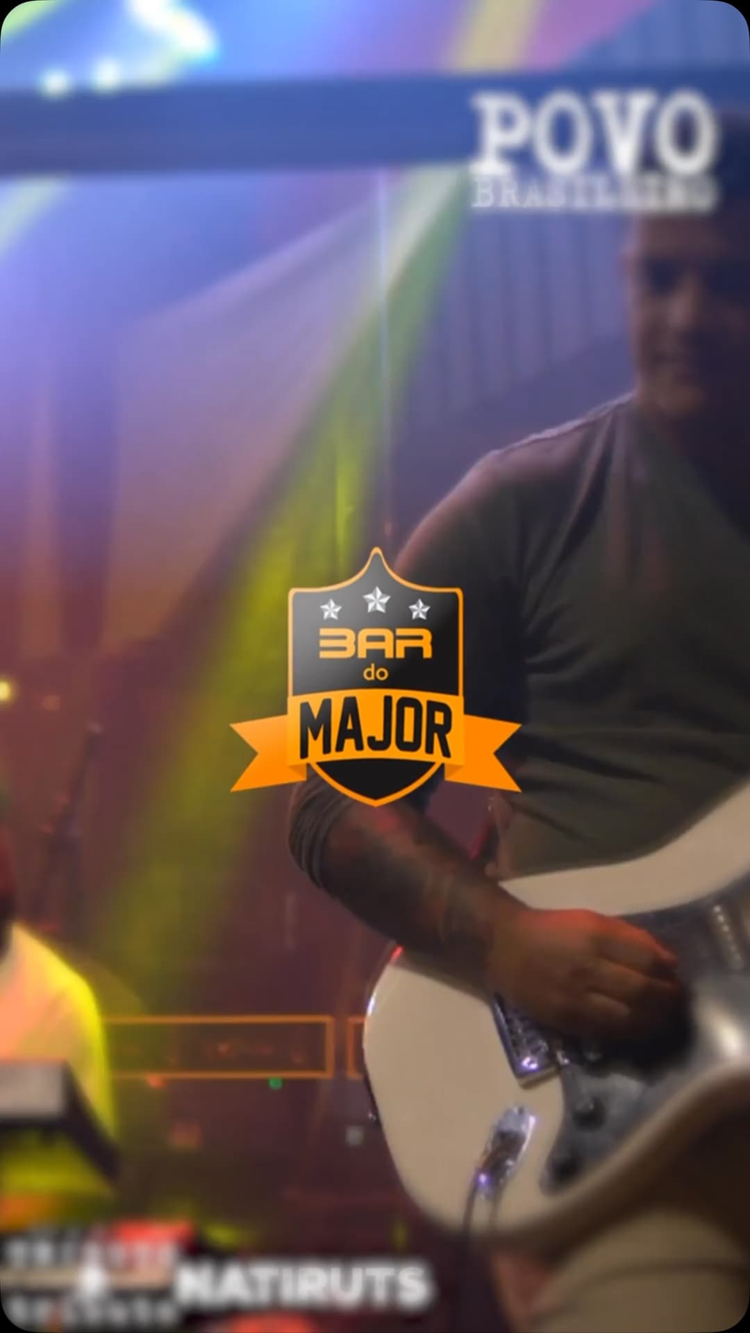 Flyer de Banda Povo Brasileiro e mais 2 artistas