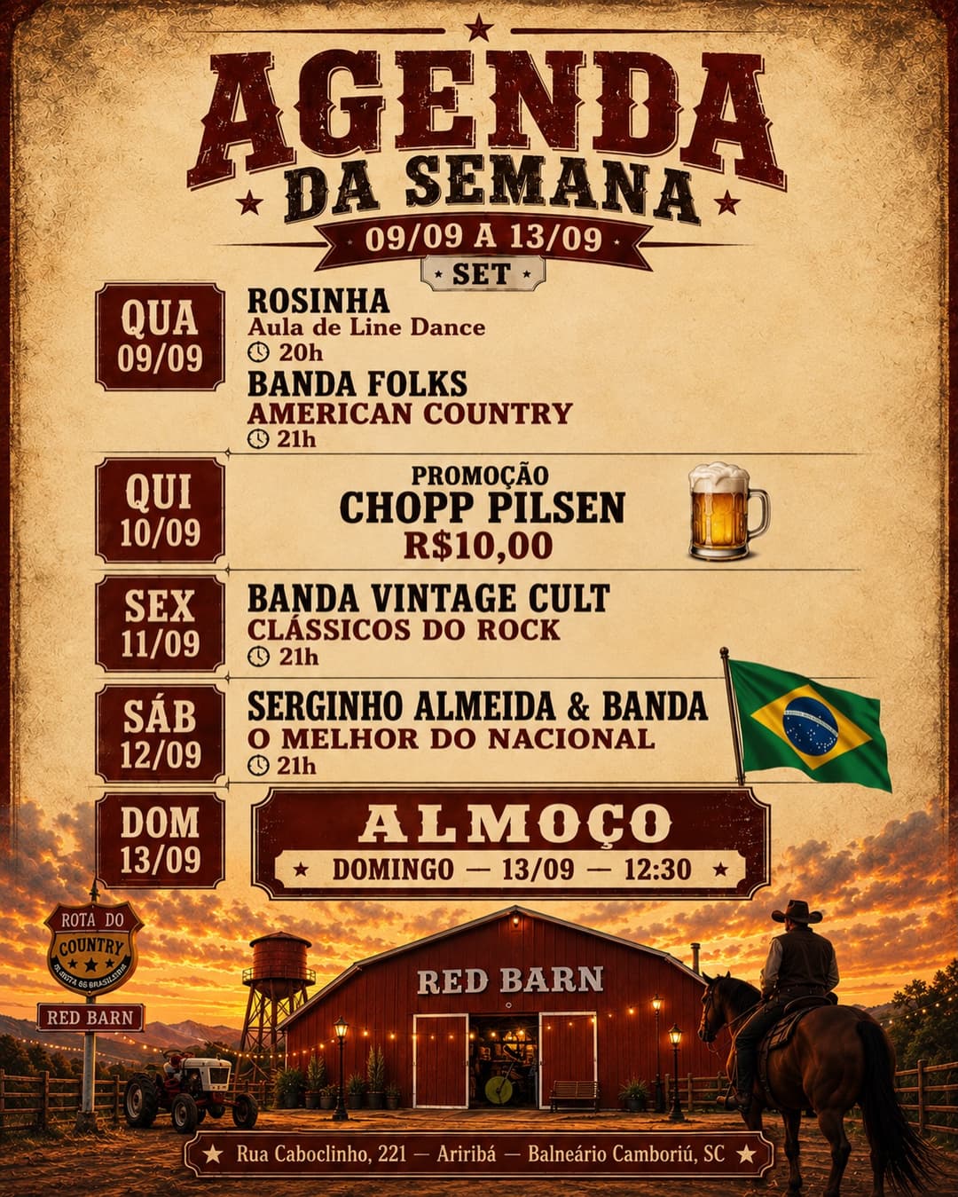 Flyer de Banda Folks