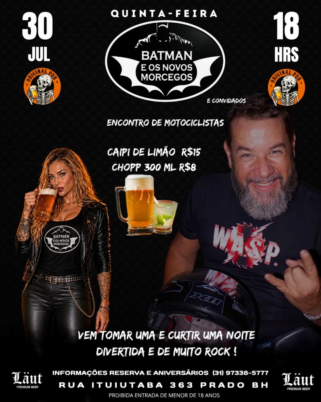 Flyer de Batman e seus Novos Morcegos