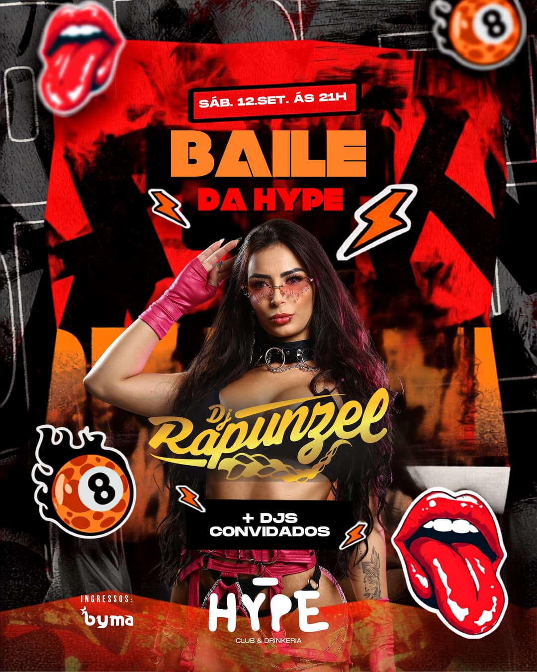 Flyer de DJ Rapunzel